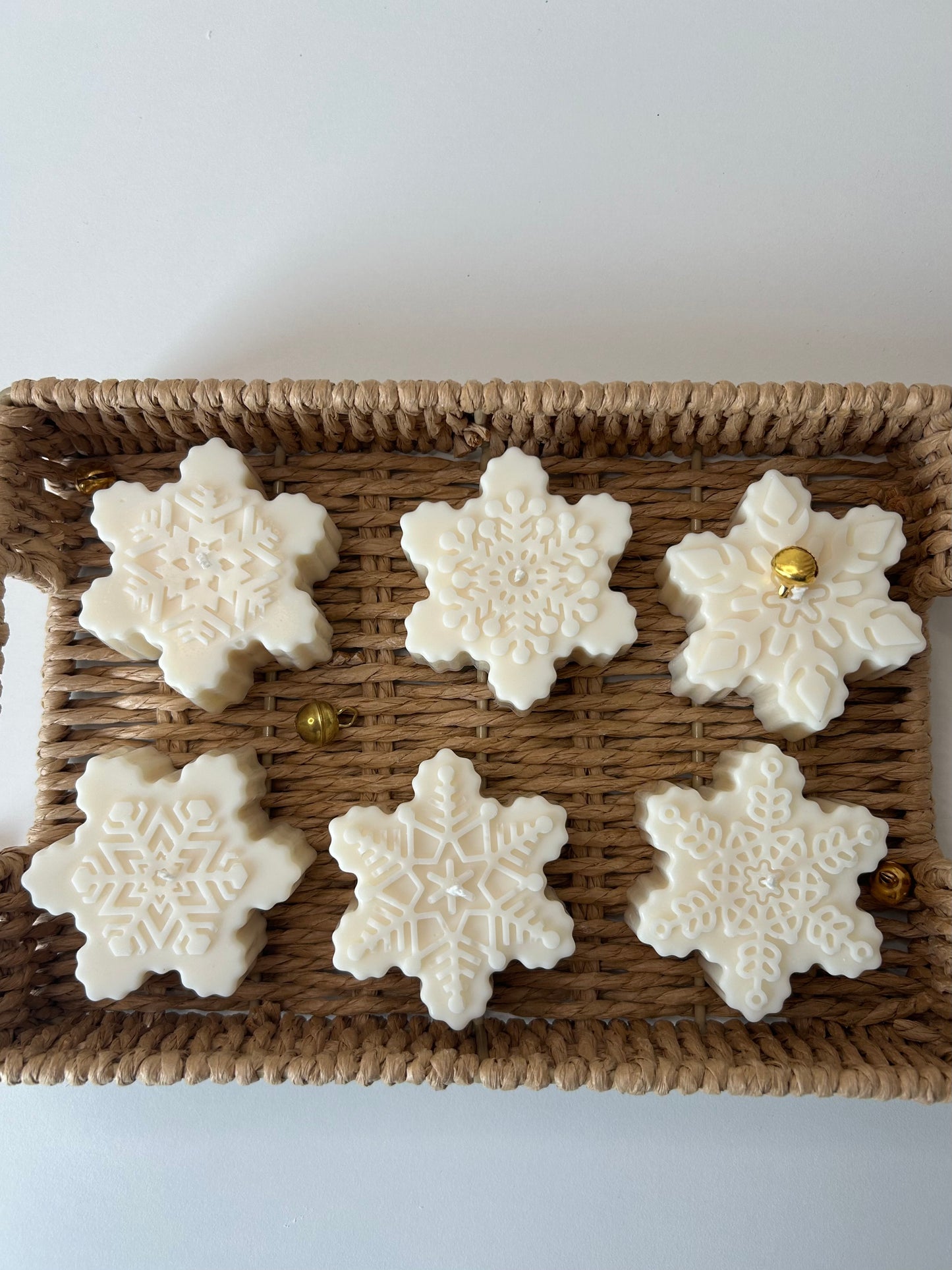 Sneeuwvlok kaars - Snowflake candle