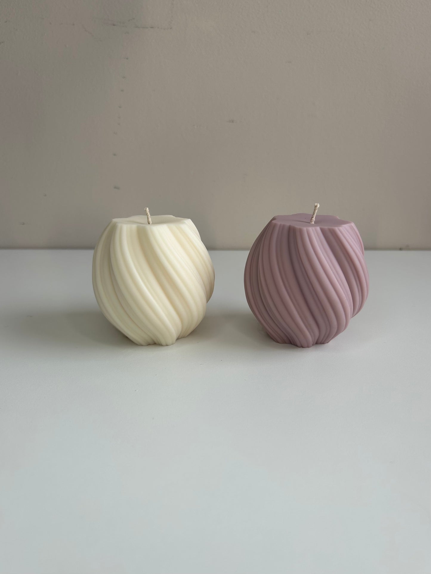 Vlam kaars - Swirl candle