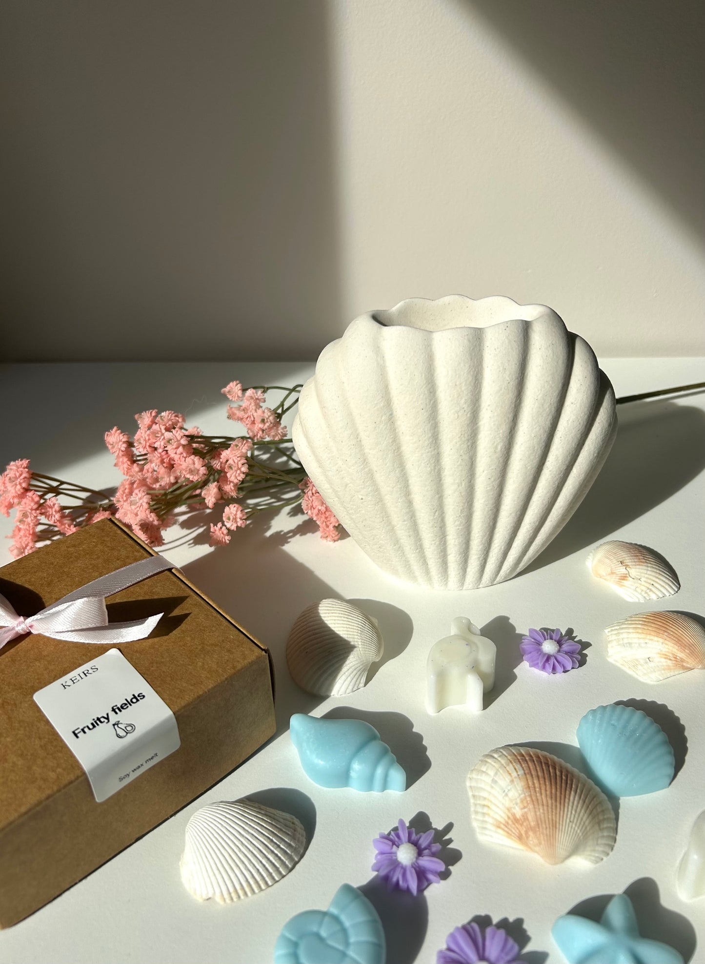 Seashell wax burner