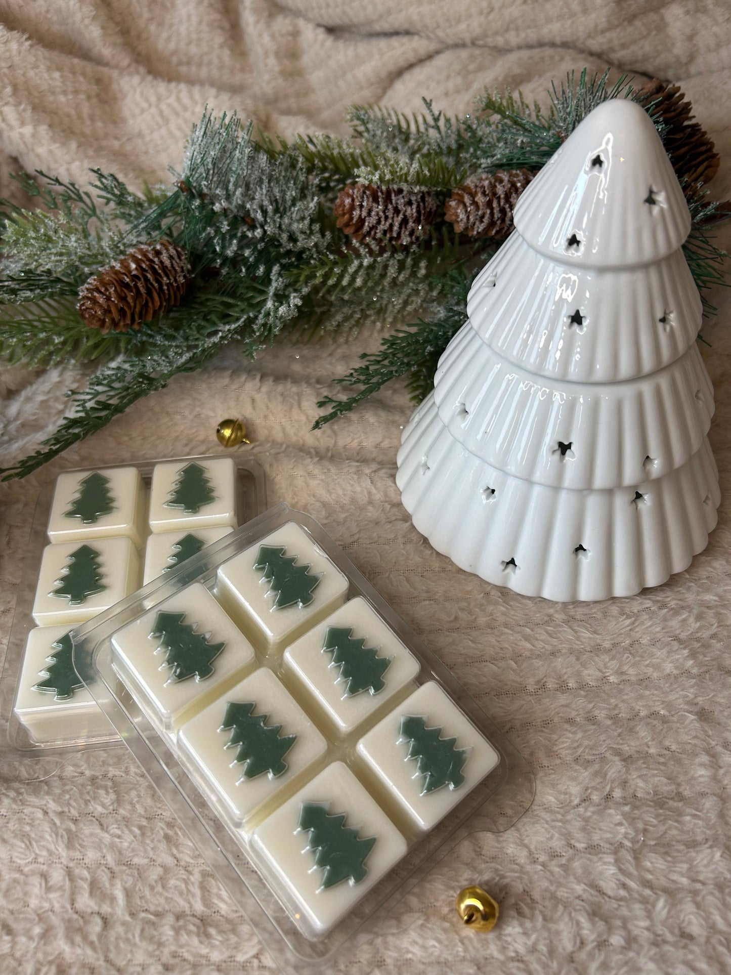 wax brander kerstboom