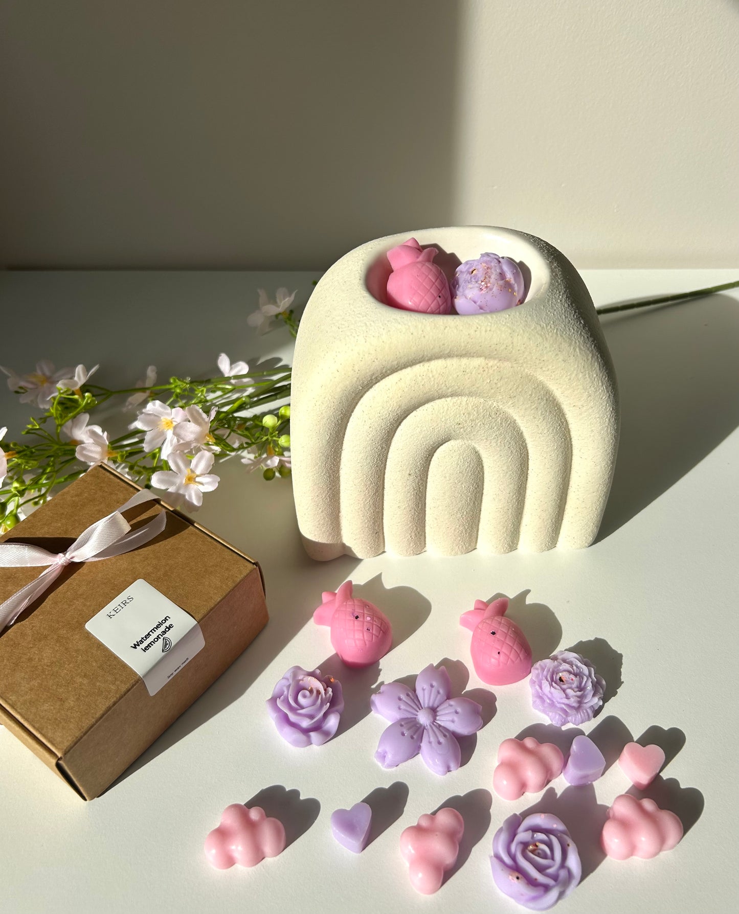 Regenboog wax burner
