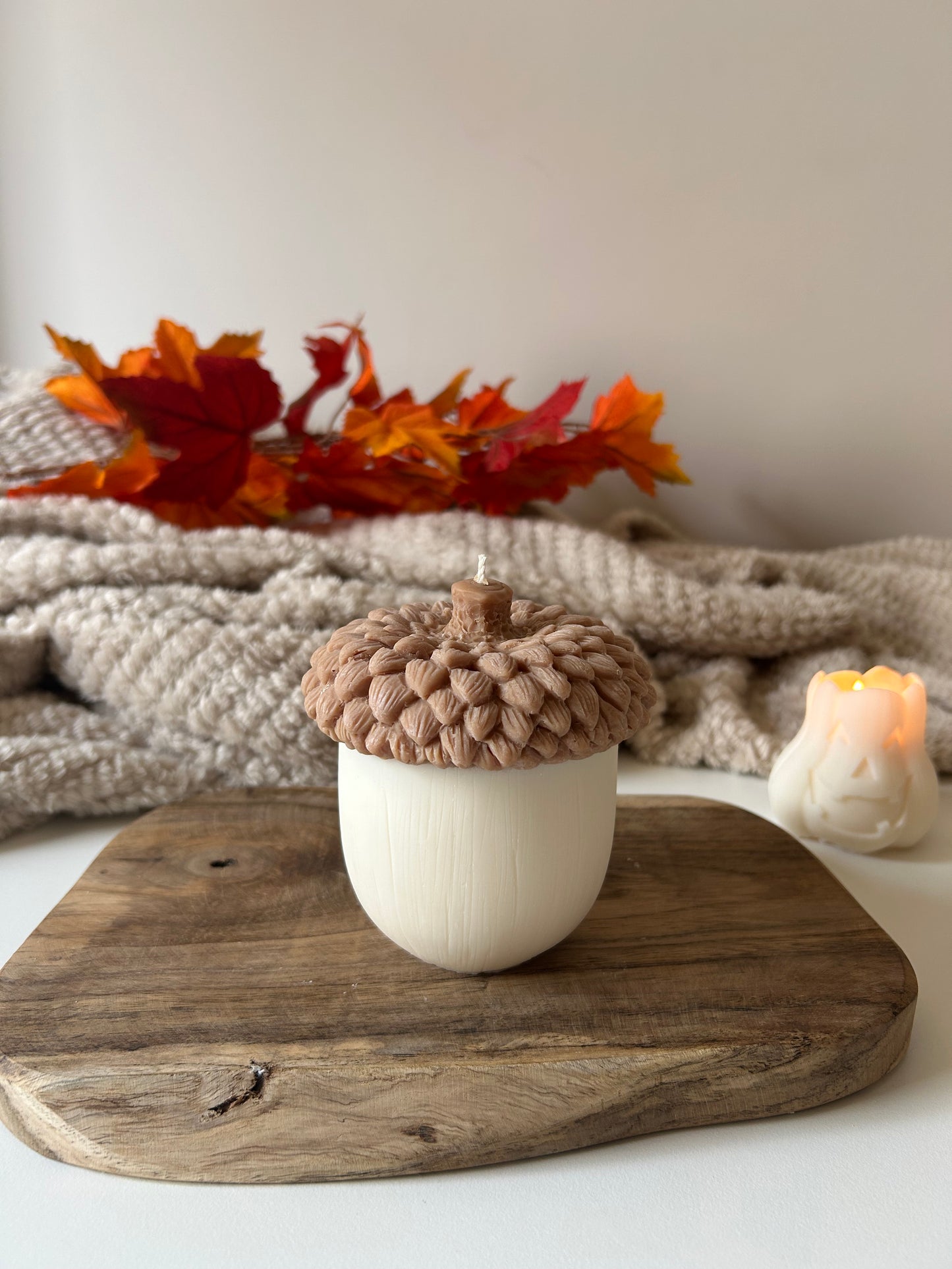 Acorn candle