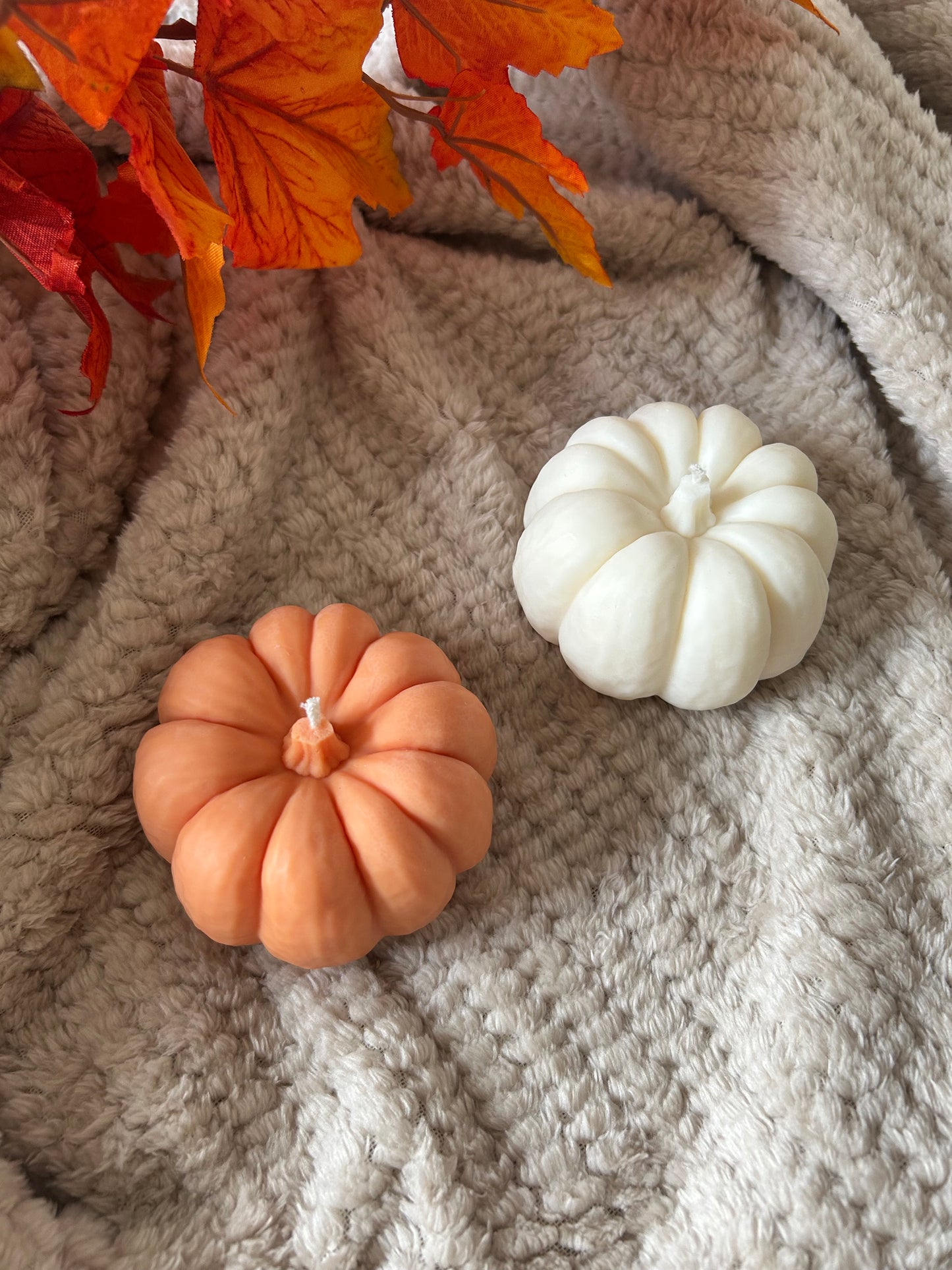 Pumpkin candles