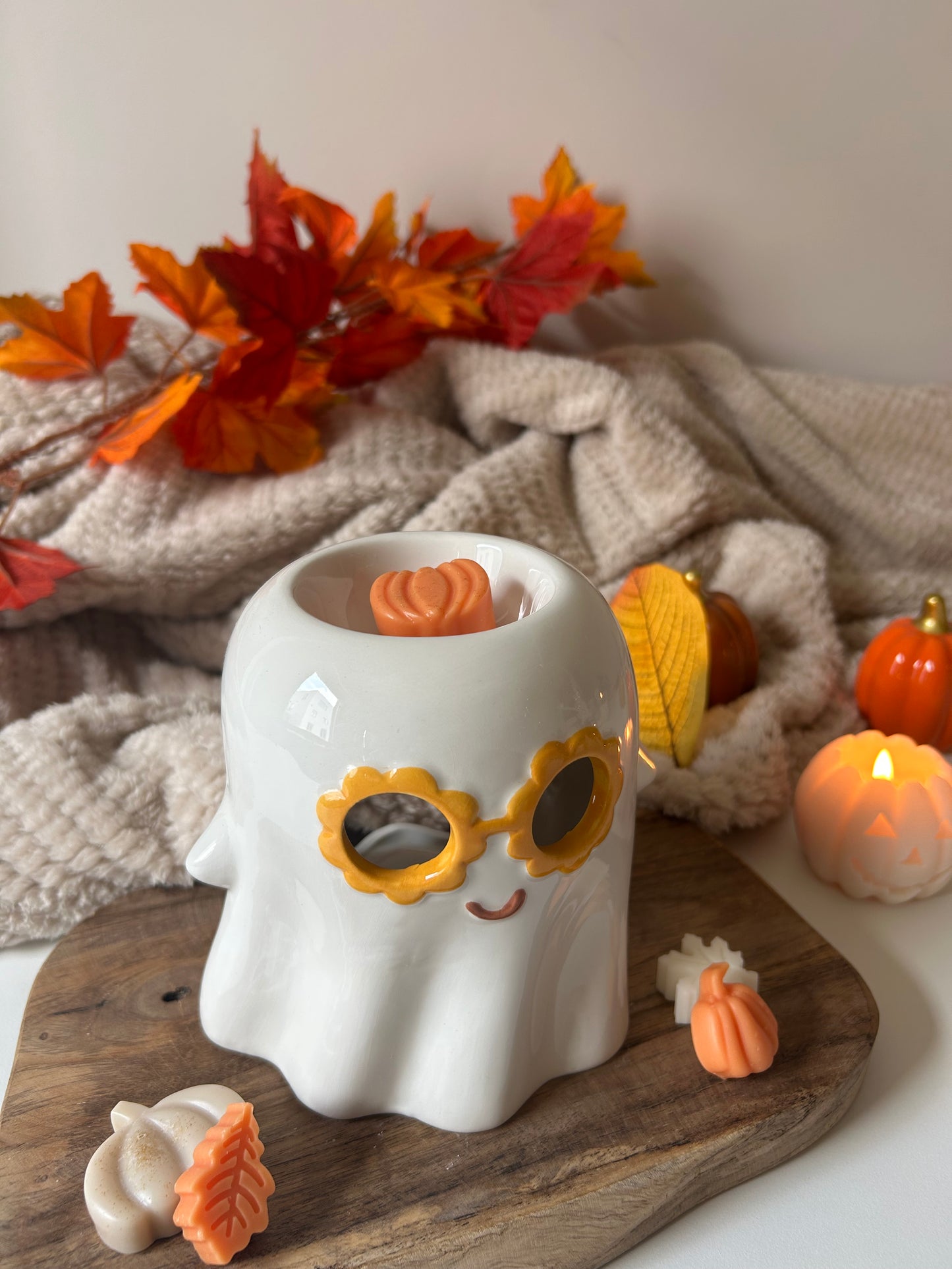 Wax brander herfst