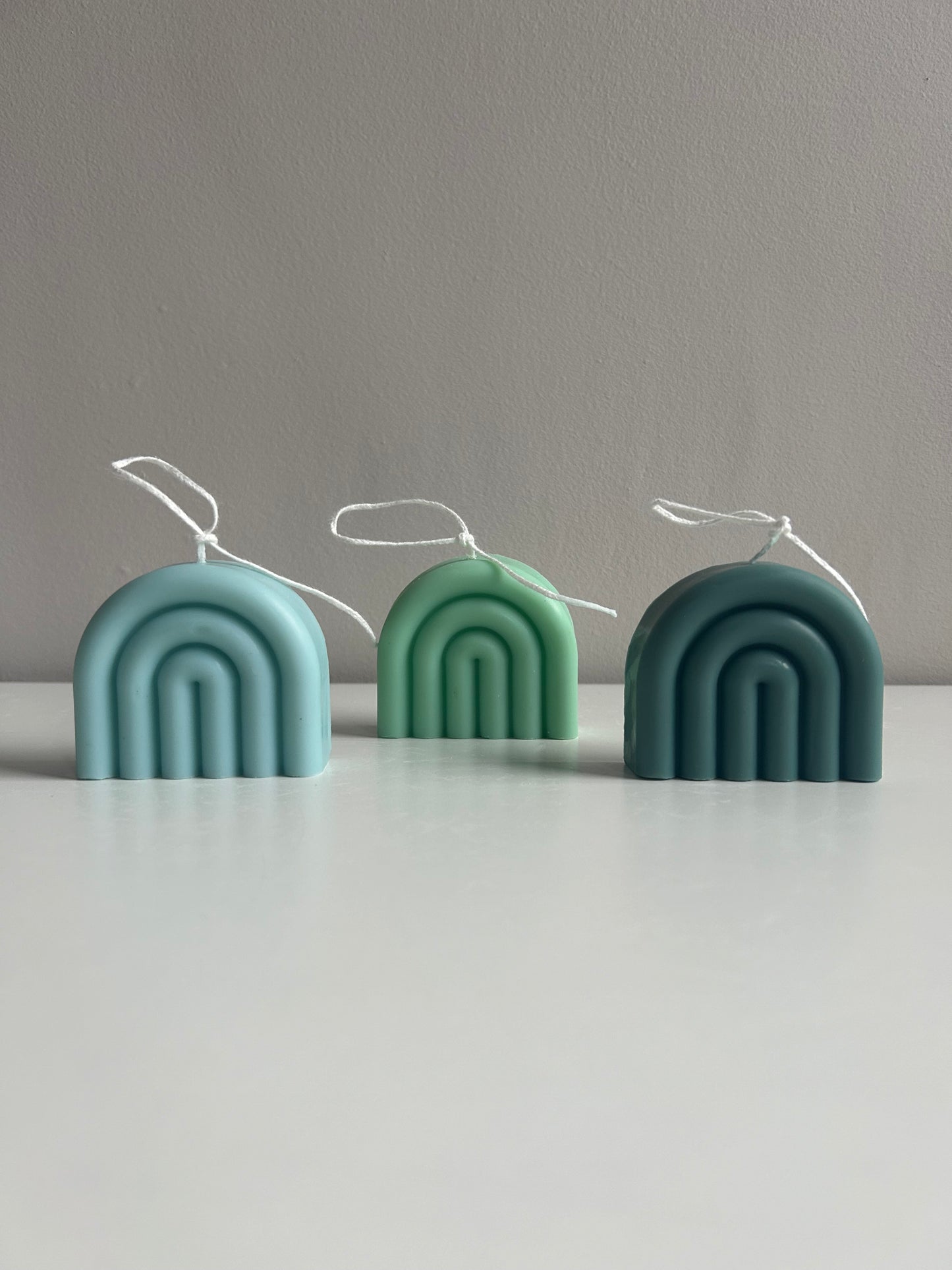 Regenboog kaars - Rainbow candle