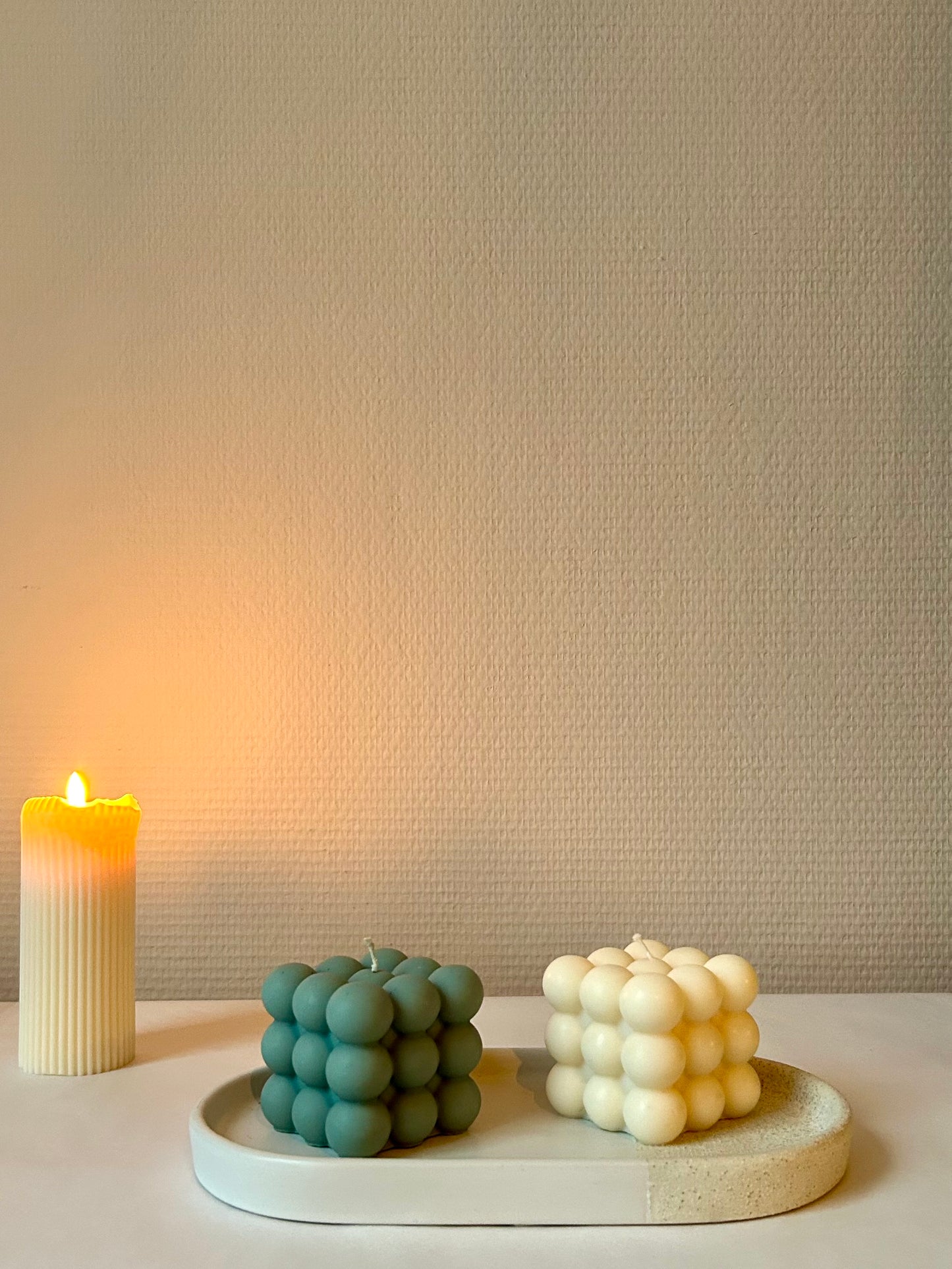 Bubbel kaars - Bubble candle