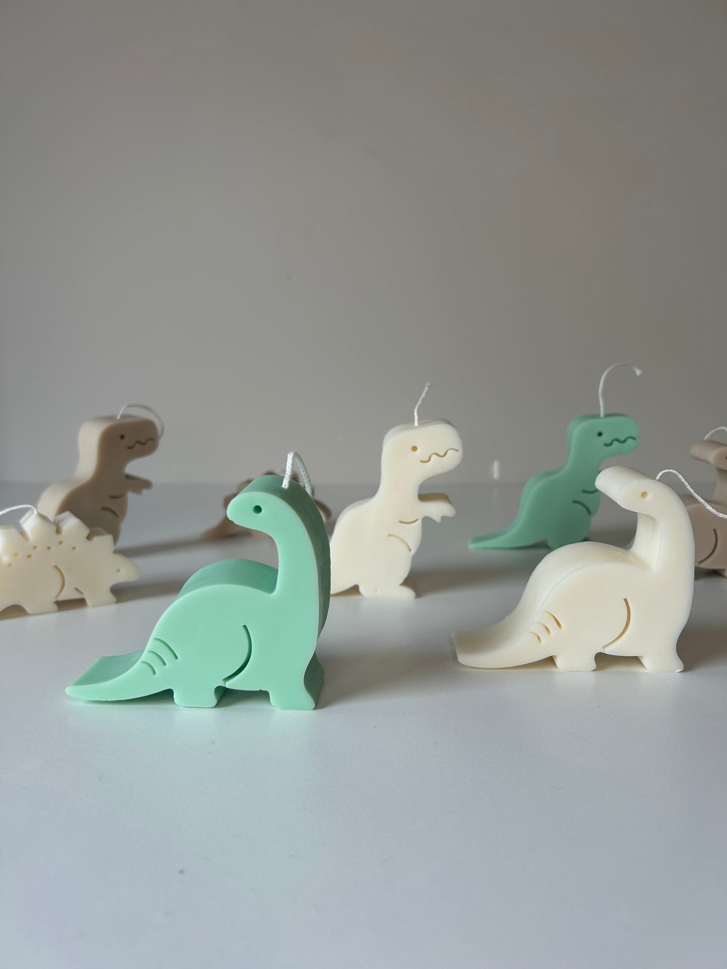 Langnek dino kaars - Brachiosaurus candle
