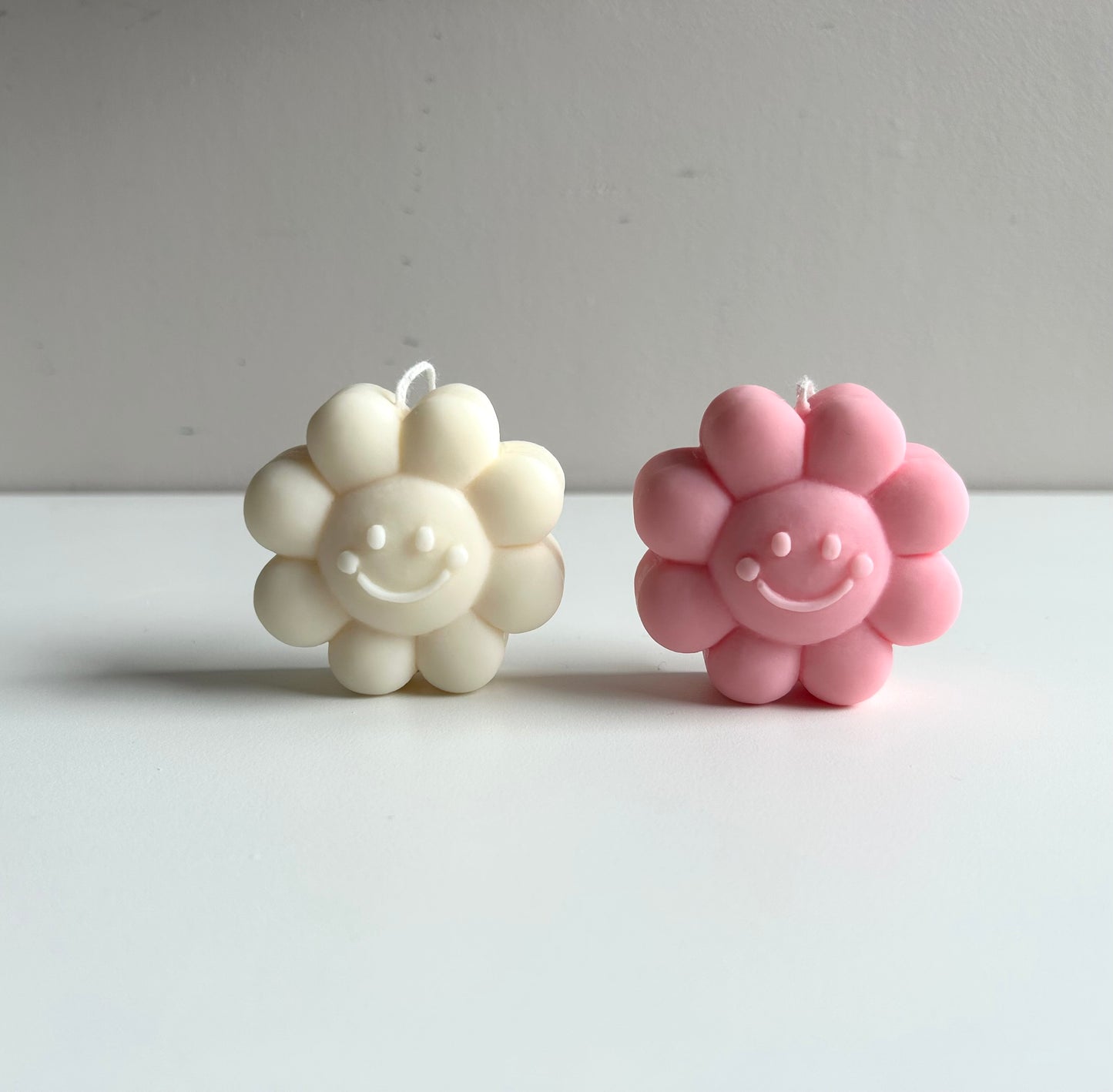 Vrolijke bloem kaars - Happy flower candle