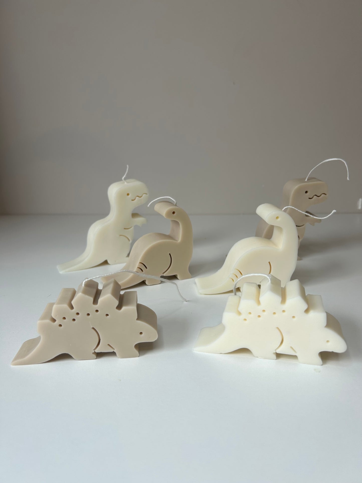 Stekel dino kaars - Stegosaurus candle