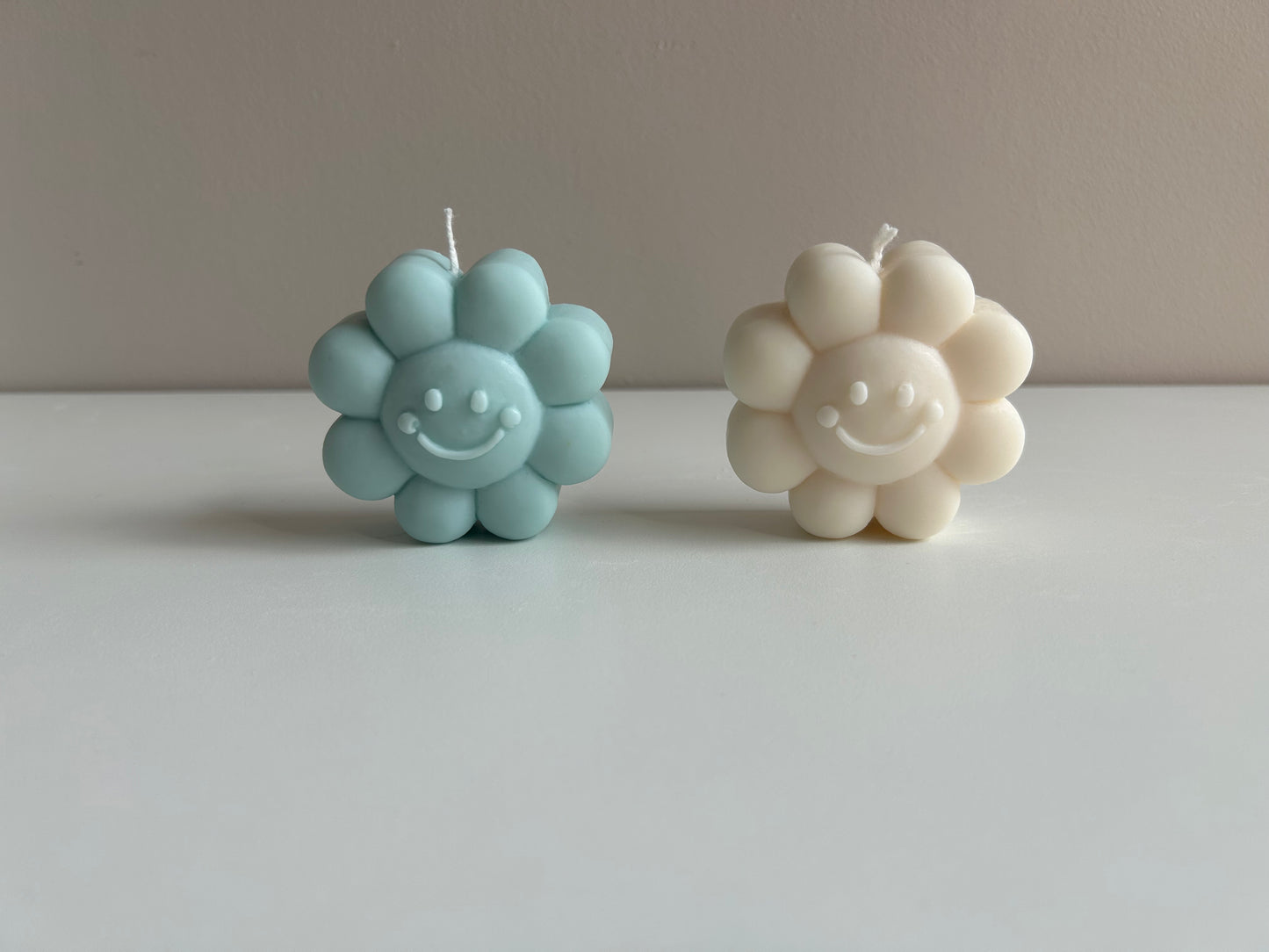 Vrolijke bloem kaars - Happy flower candle