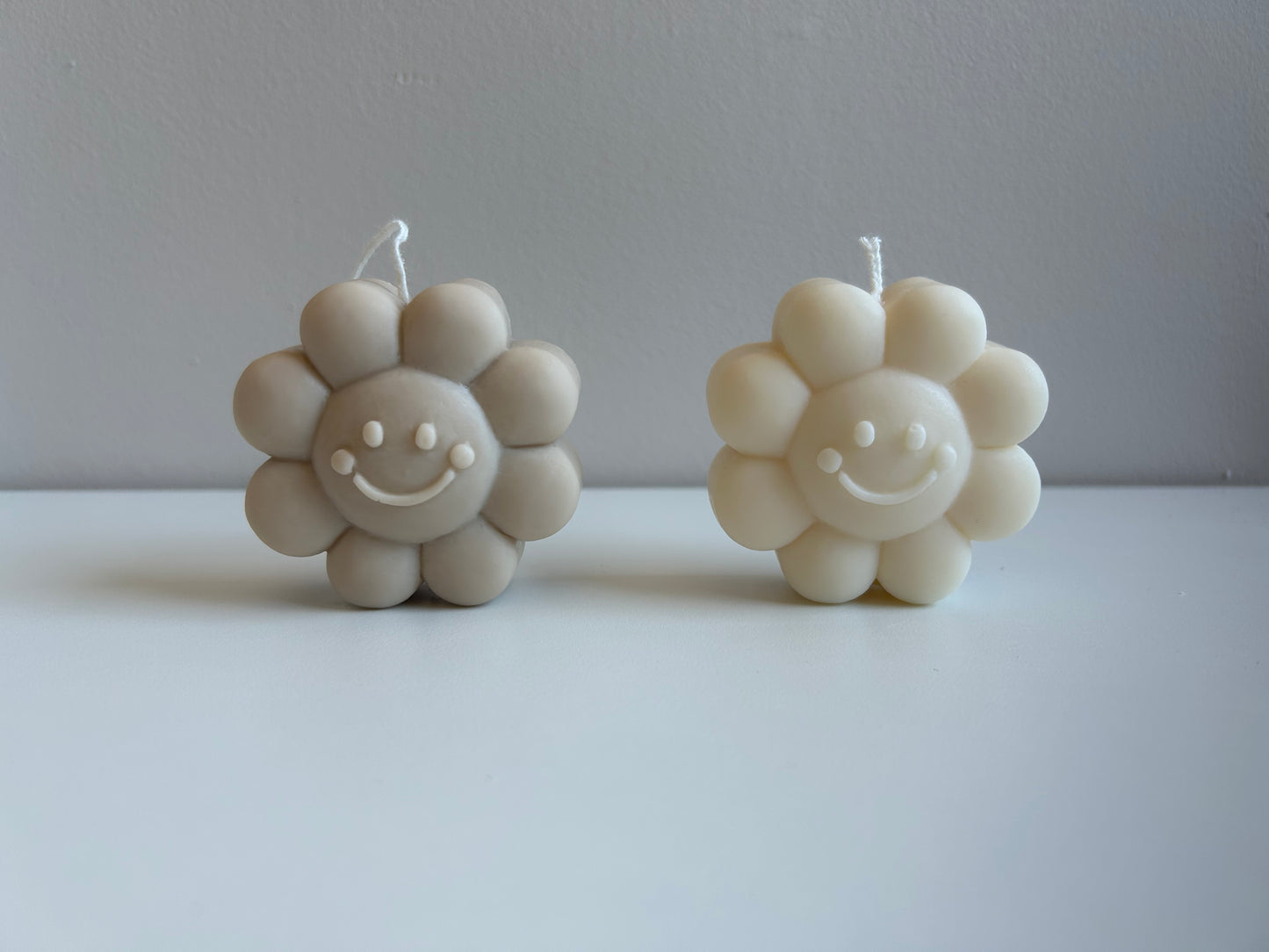 Vrolijke bloem kaars - Happy flower candle