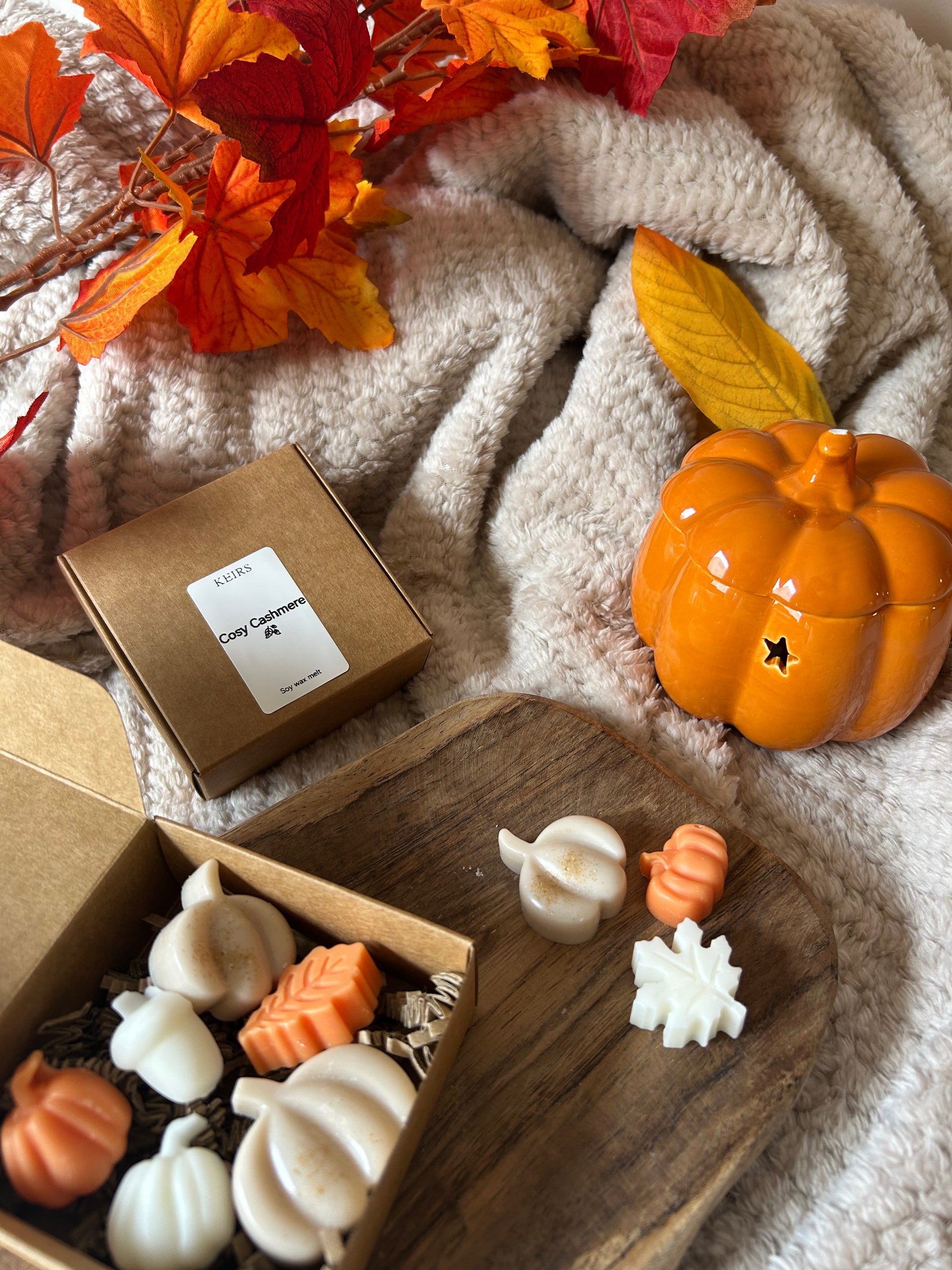 Wax melts warming cashmere 