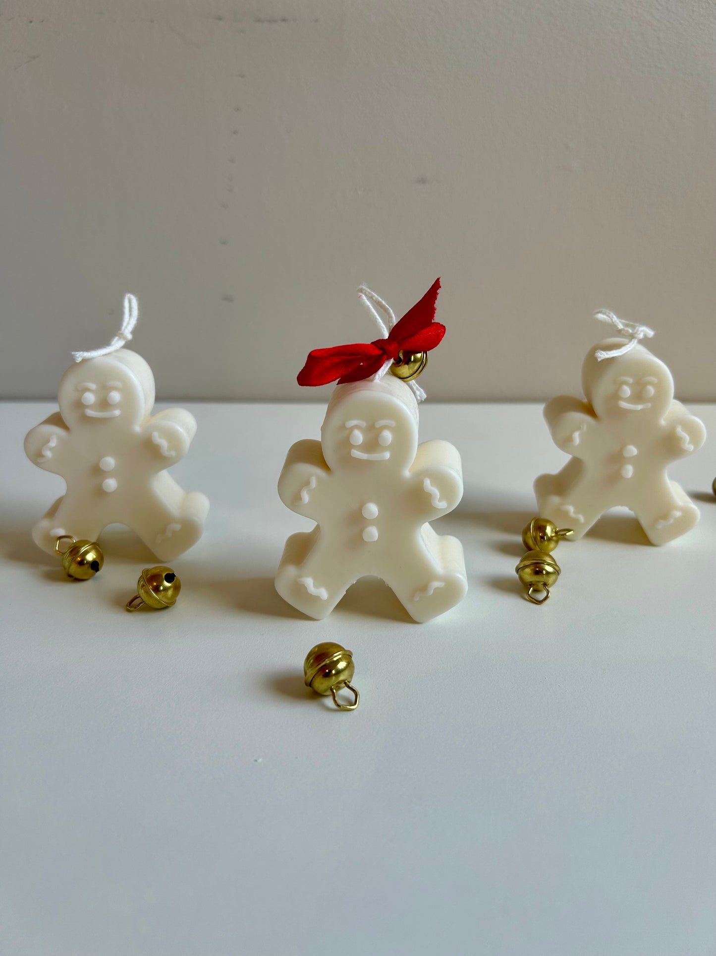 Peperkoek mannetje kaars - Gingerbread man candle