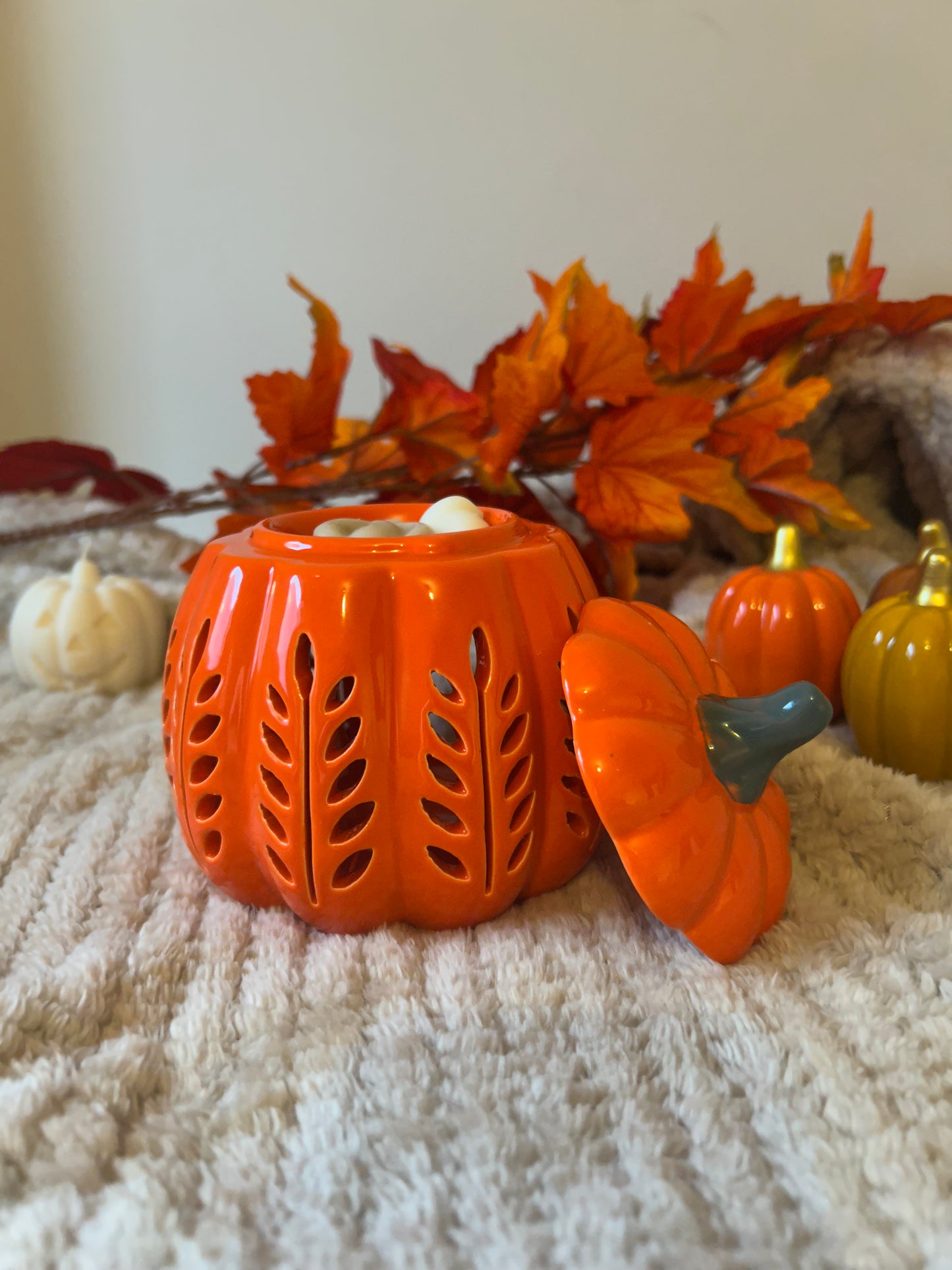 Wax Brander 'Pumpkin Leaf - Orange'