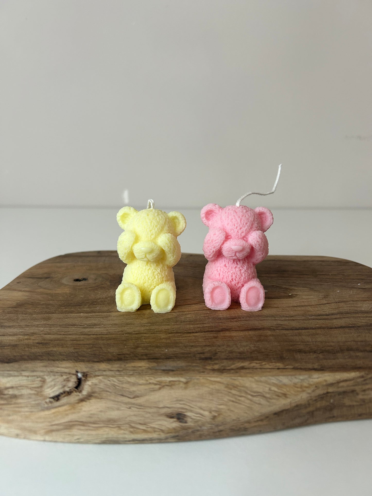 Kiekeboe beer kaars - Peekaboo bear candle