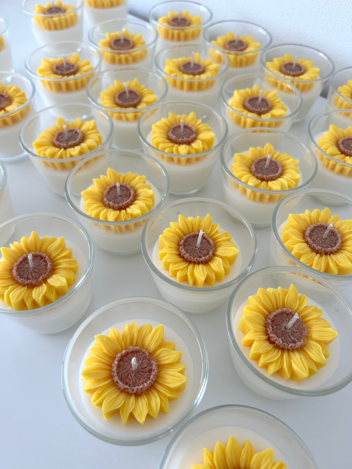 sunflower candle