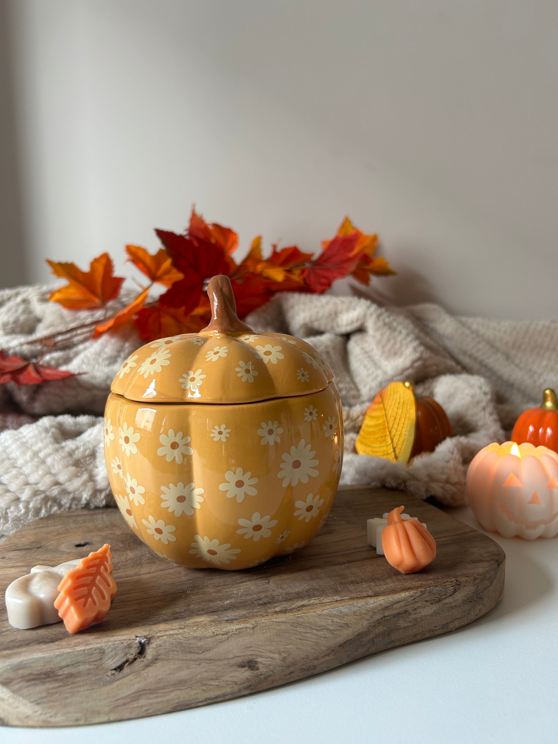 Pompoen wax brander 