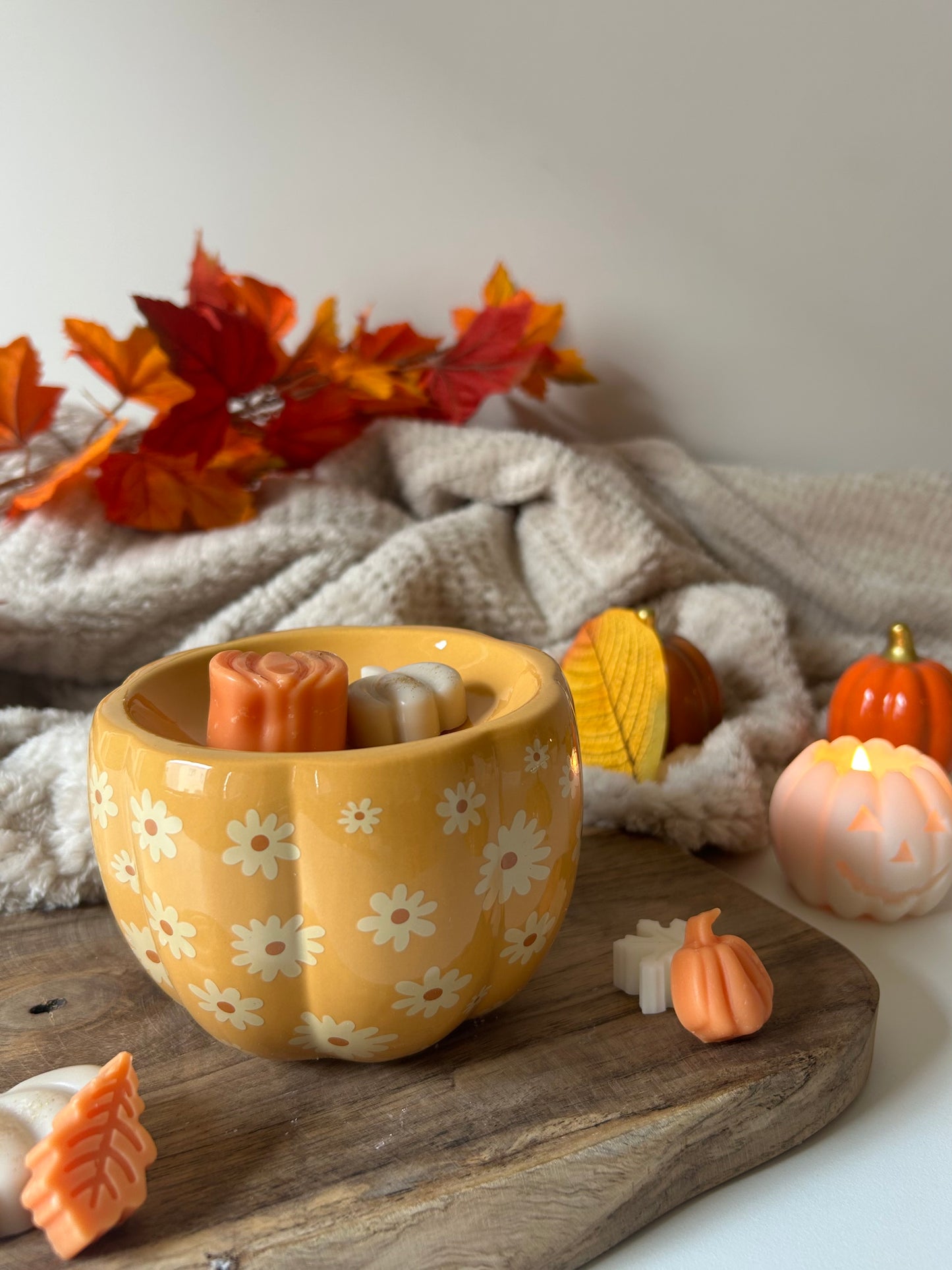 Wax Brander 'Floral Pumpkin'