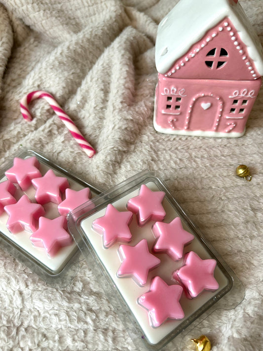 wax melt pink christmas