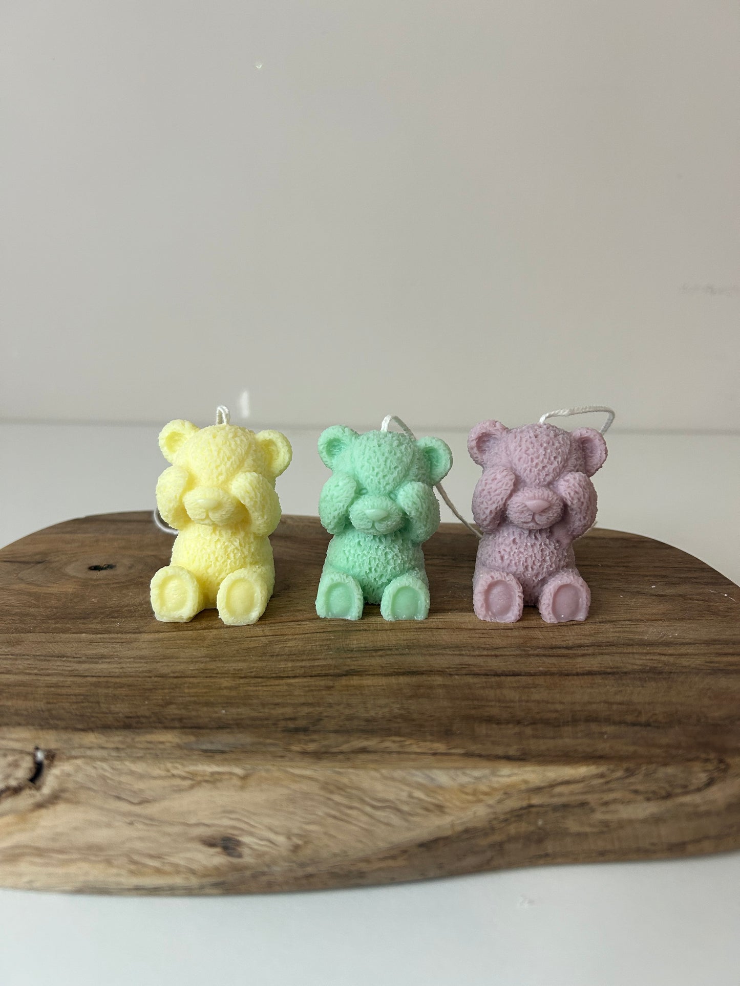 Kiekeboe beer kaars - Peekaboo bear candle