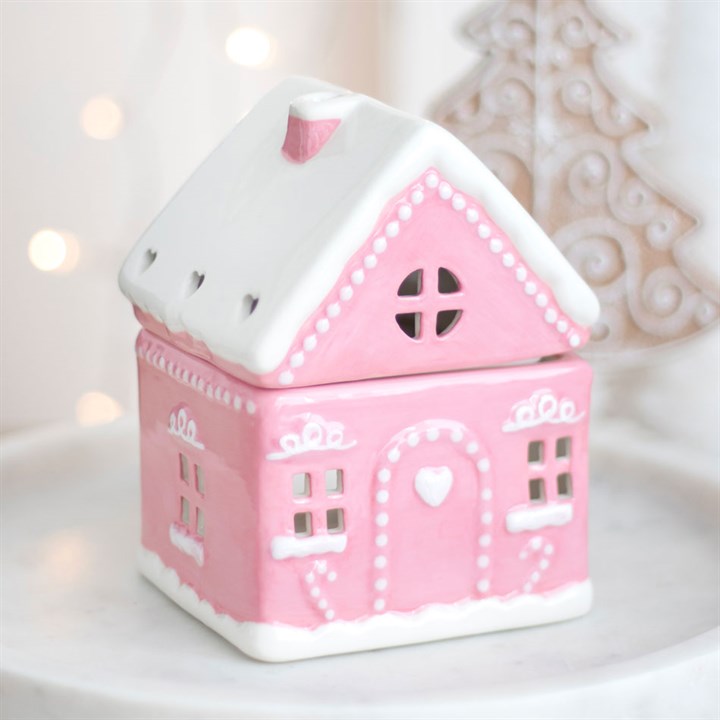 Gingerbread pink wax burner